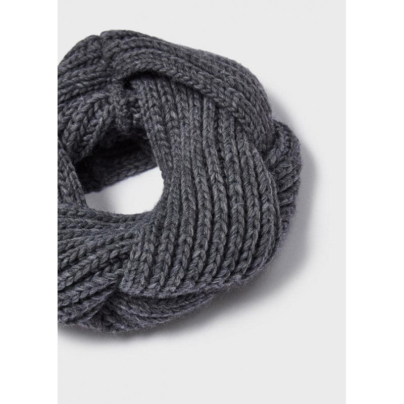 Sciarpa intrecciata bambina Mayoral grigia - ErreGiModaBimbo