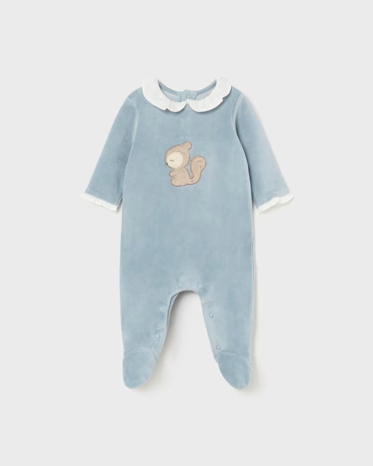 Tutina ciniglia neonata Mayoral Newborn tema azzurro Mayoral Azzurro