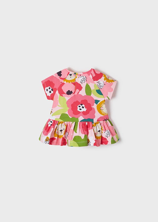 Set 2 T-Shirt neonato Mayoral rosa stampa florelae - ErreGiModaBimbo