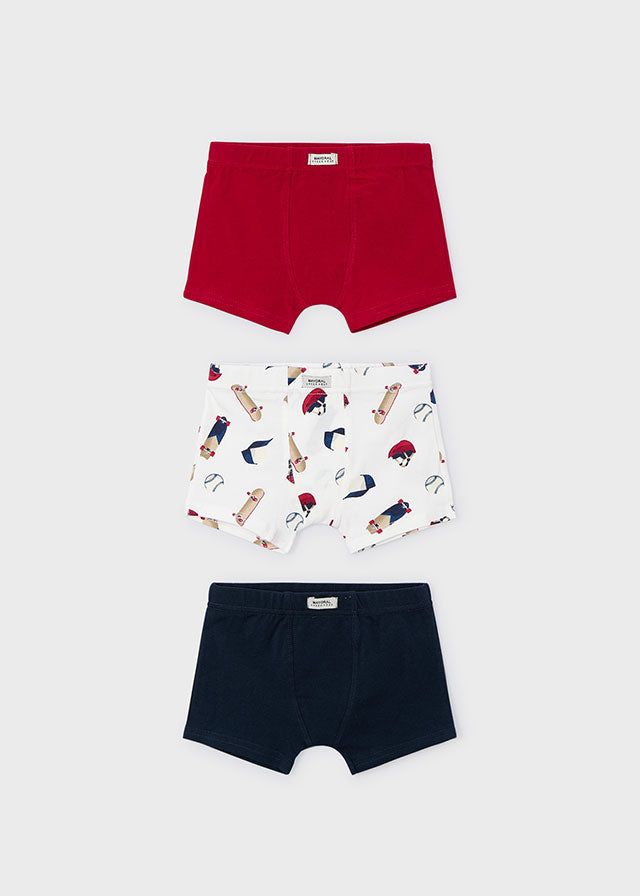 Set 3 boxer bambino Mayoral skate rosso Mayoral