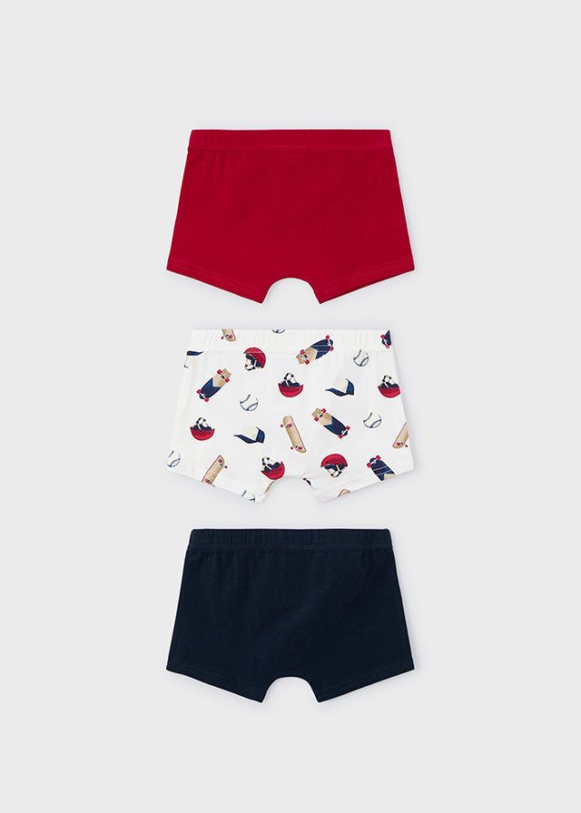 Set 3 boxer bambino Mayoral skate rosso Mayoral