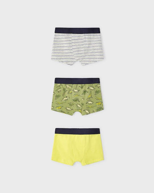 Set 3 Boxer cotone bambino Mayoral "Dinosauri" - ErreGiModaBimbo