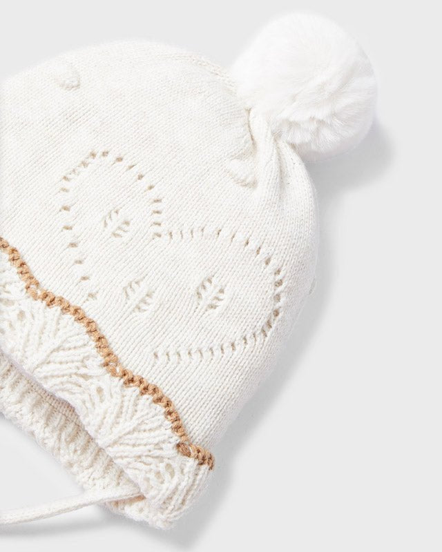 Set 3 pezzi Milk cappello sciarpa e manopole neonata Mayoral - ErreGiModaBimbo