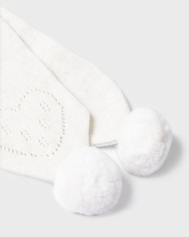 Set 3 pezzi Milk cappello sciarpa e manopole neonata Mayoral - ErreGiModaBimbo