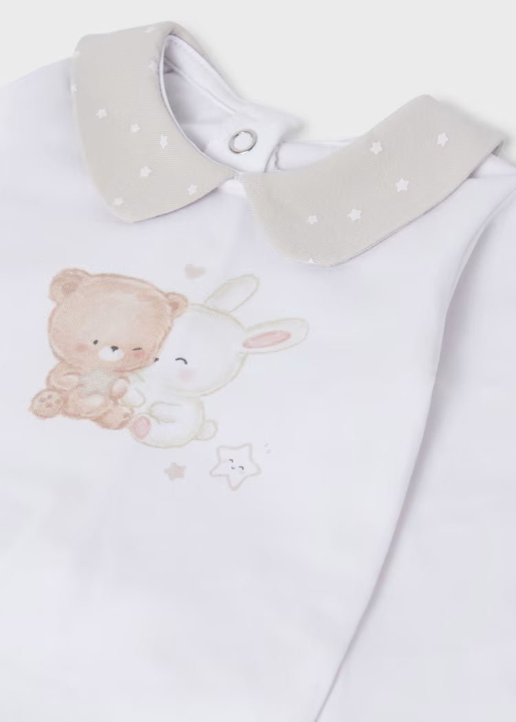 Set 3 pezzi neonati unisex colore neutro fresco cotone Mayoral Newborn - ErreGiModaBimbo