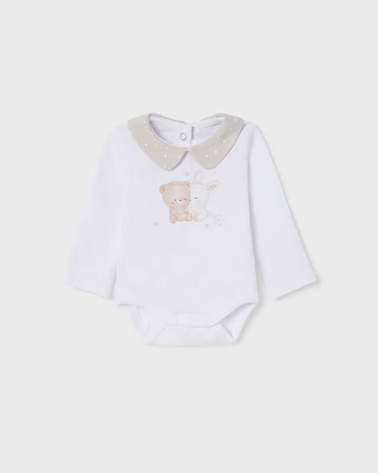 Set 3 pezzi neonati unisex colore neutro fresco cotone Mayoral Newborn - ErreGiModaBimbo