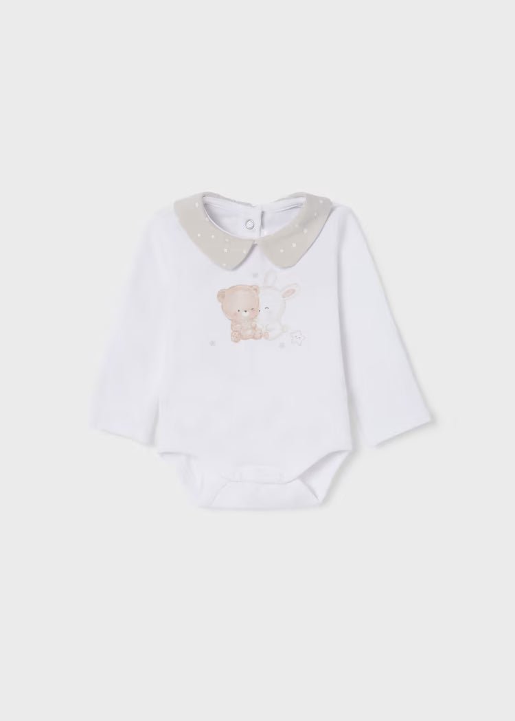 Set 3 pezzi neonati unisex colore neutro fresco cotone Mayoral Newborn - ErreGiModaBimbo