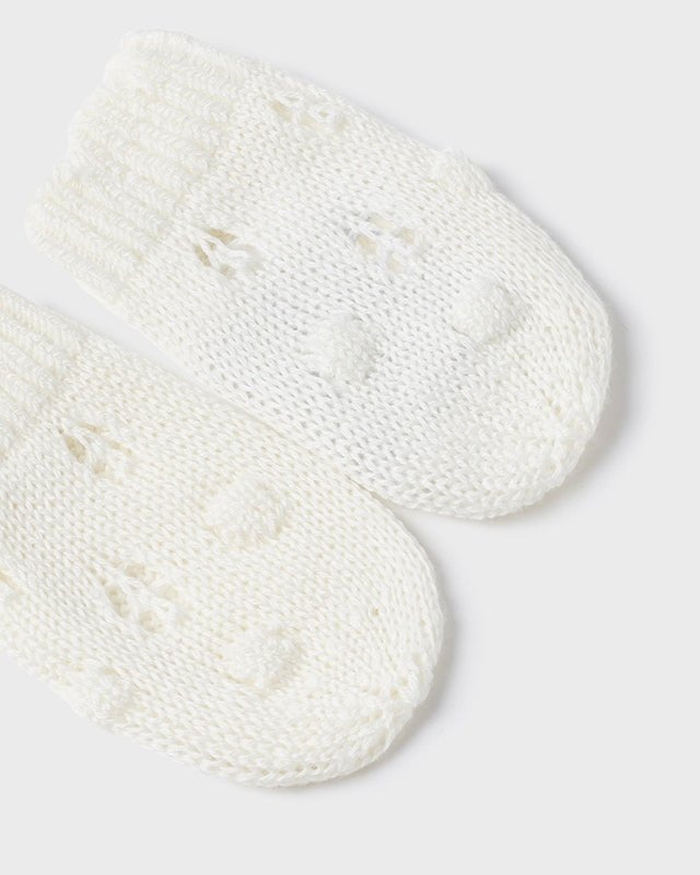 Set 3 pezzi panna cappello sciarpa e manopole neonata Mayoral - ErreGiModaBimbo