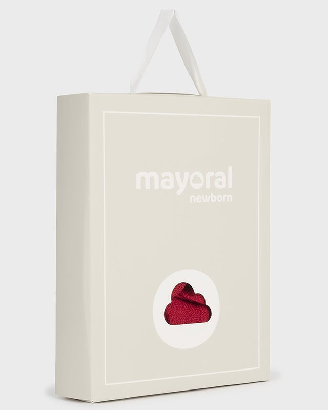 Set 3 pezzi Rosso cappello sciarpa e manopole neonata Mayoral - ErreGiModaBimbo