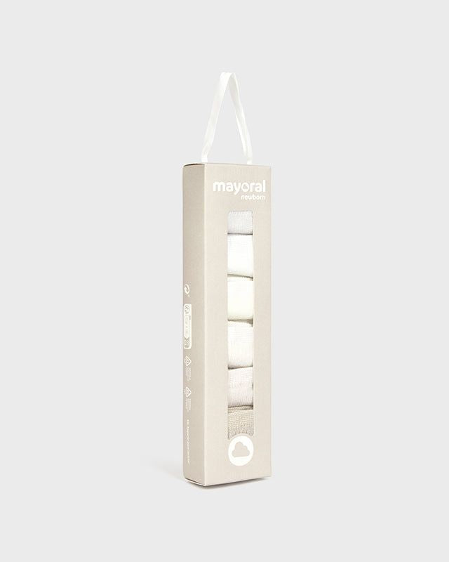 Set 6 paia calzini neonati Mayoral Newborn Neutri Mayoral Beige