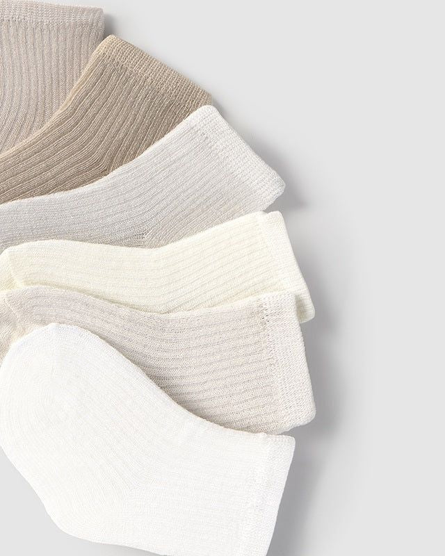 Set 6 paia calzini neonati Mayoral Newborn Neutri Mayoral Beige