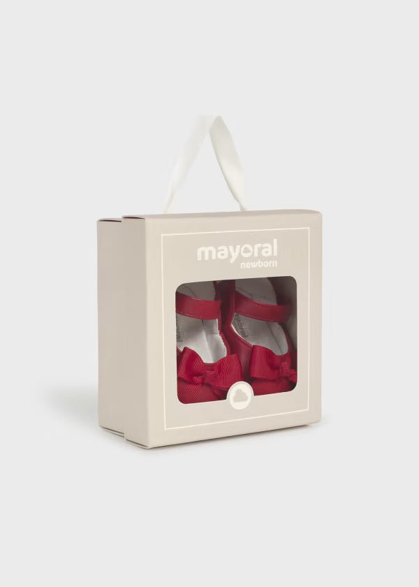 Set ballerine e fascetta rosse neonata Mayoral Newborn - ErreGiModaBimbo