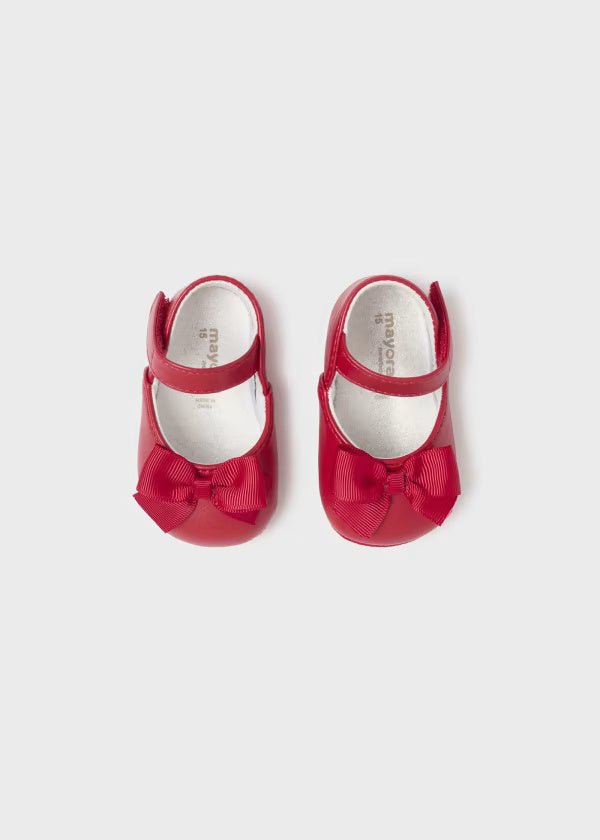 Set ballerine e fascetta rosse neonata Mayoral Newborn - ErreGiModaBimbo