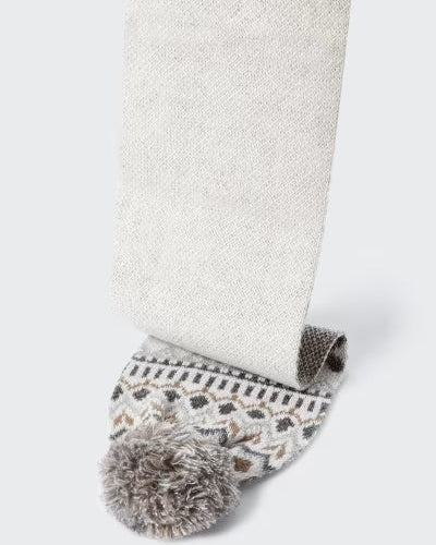 Set cappello e sciarpa jacquard bambina mayoral grigio - ErreGiModaBimbo