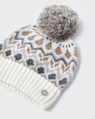Set cappello e sciarpa jacquard bambina mayoral grigio - ErreGiModaBimbo