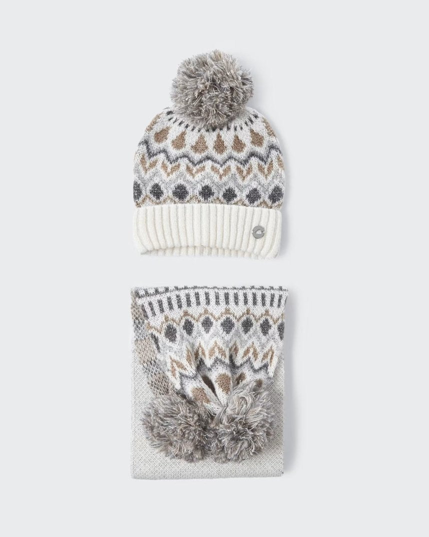Set cappello e sciarpa jacquard bambina mayoral grigio - ErreGiModaBimbo