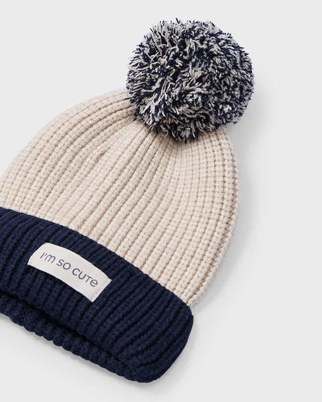 Set cappello e sciarpa righe bambina mayoral blu marino Mayoral Blu