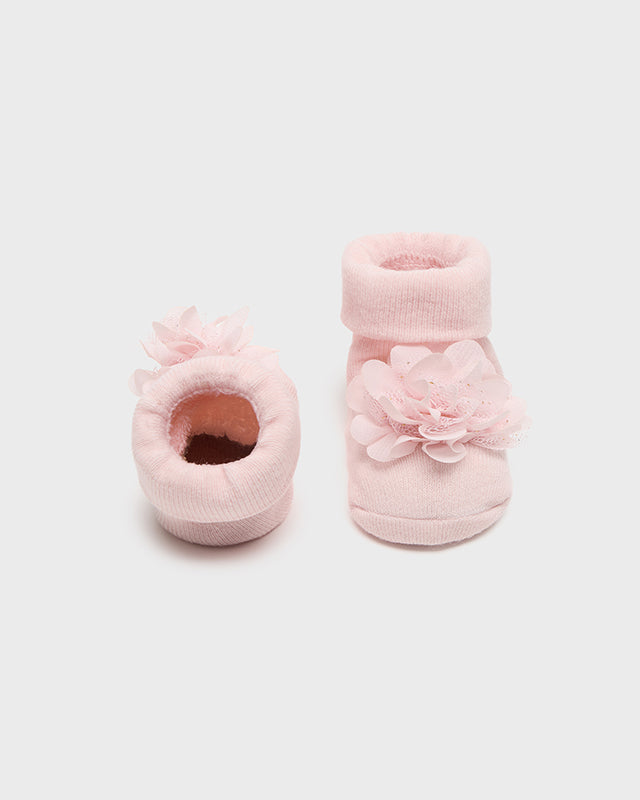 Set fascia e calzini fiore neonata Mayoral Newborn rosa Mayoral Rosa