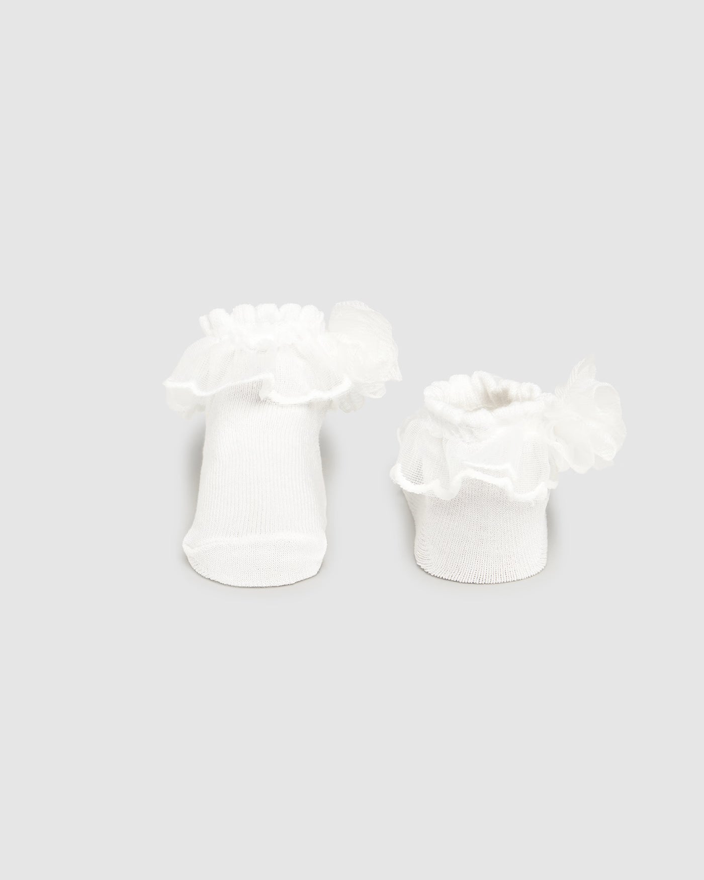 Set cerimonia fascia e calzini neonata Mayoral Newborn bianco Mayoral Bianco