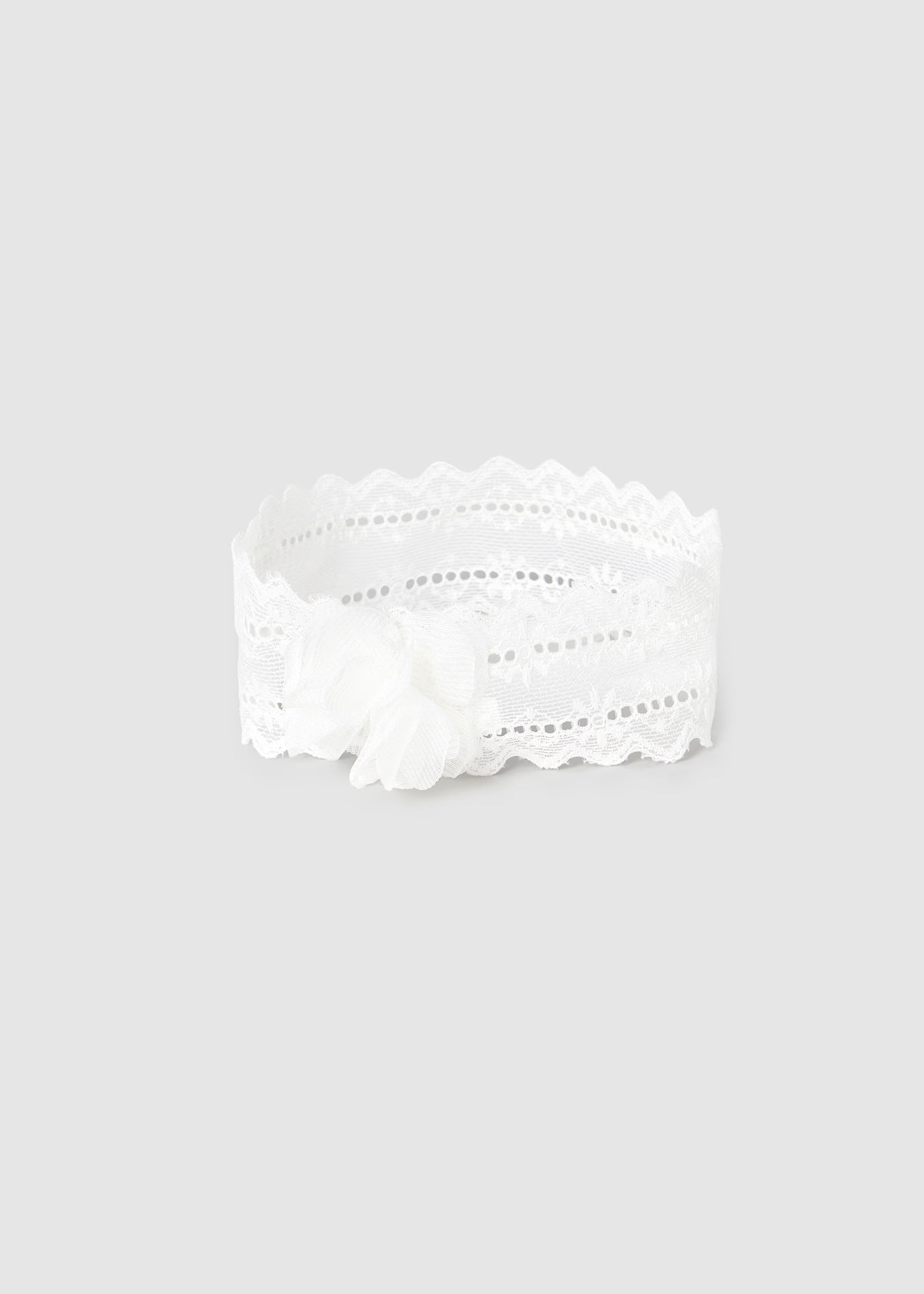 Set cerimonia fascia e calzini neonata Mayoral Newborn bianco Mayoral Bianco