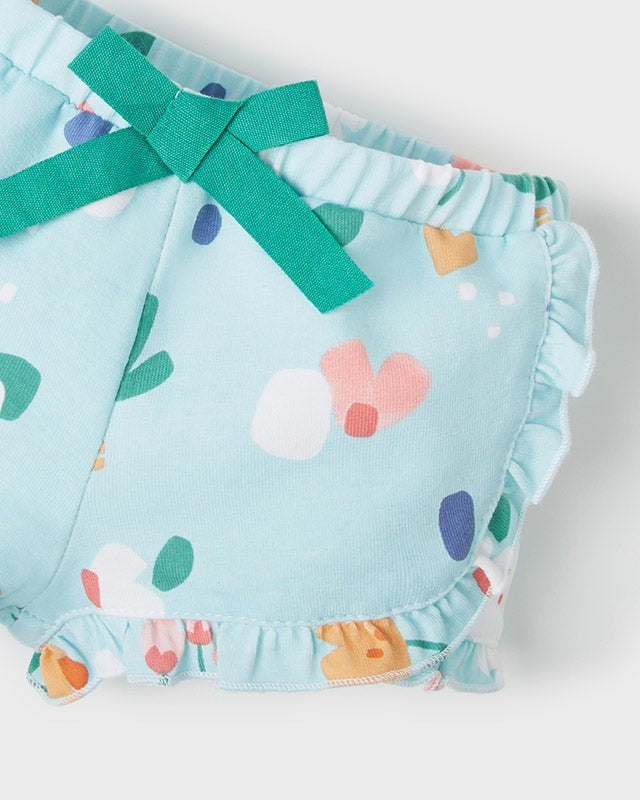 Set pantalocini neoanta Mayoral Newborn verde e azzurro - ErreGiModaBimbo