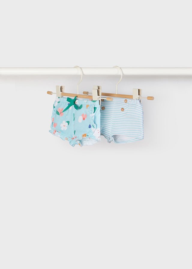 Set pantalocini neoanta Mayoral Newborn verde e azzurro - ErreGiModaBimbo