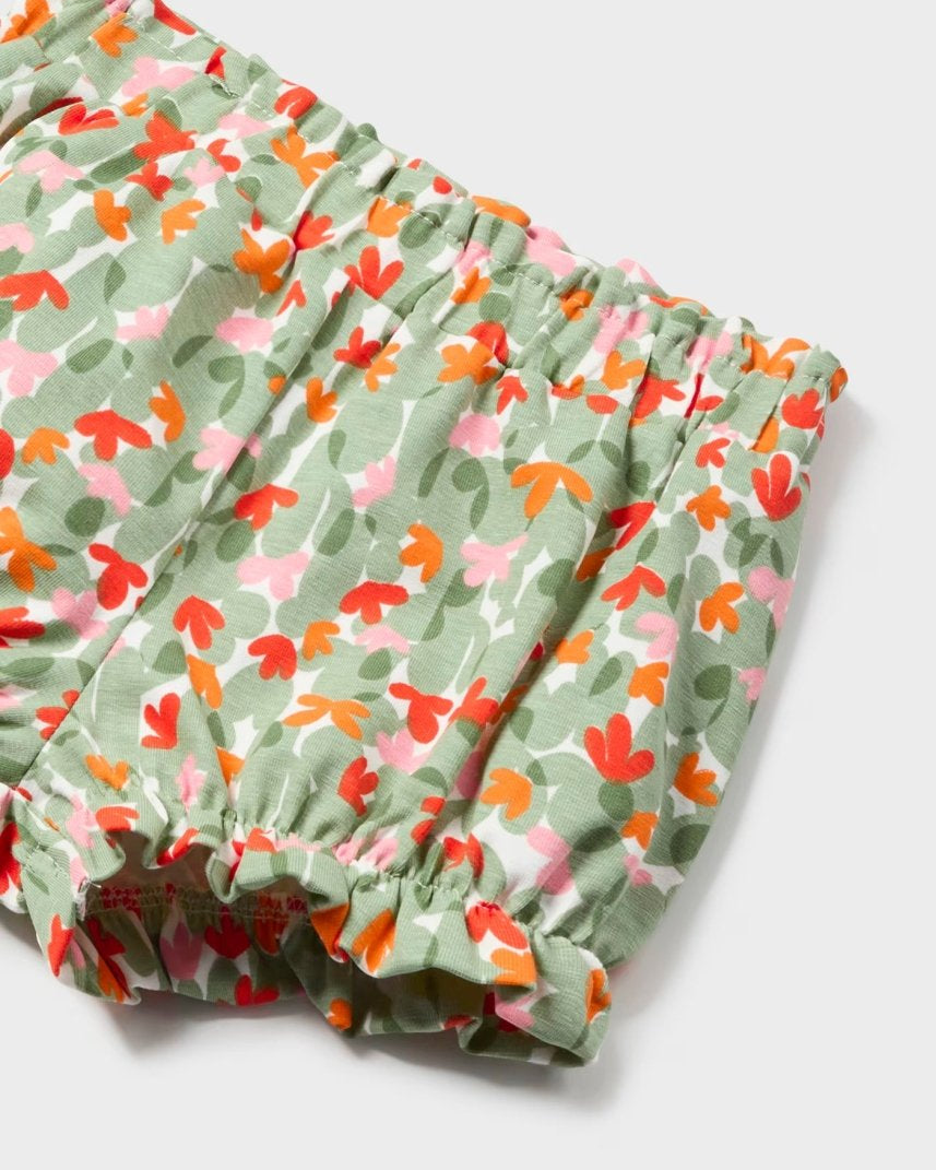 Shorts stampato fresco cotone neonata Mayoral fantasia Cactus Mayoral Verde