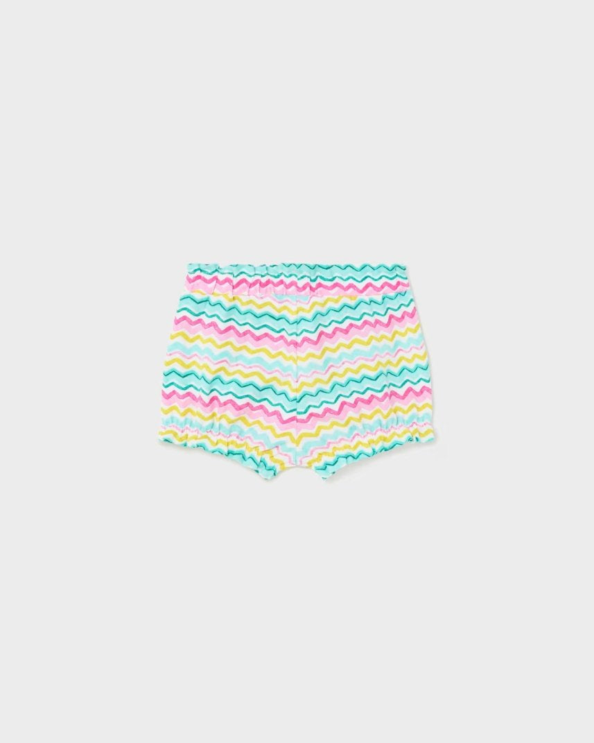 Shorts stampato fresco cotone neonata Mayoral fantasia Multicolor Mayoral Multicolor