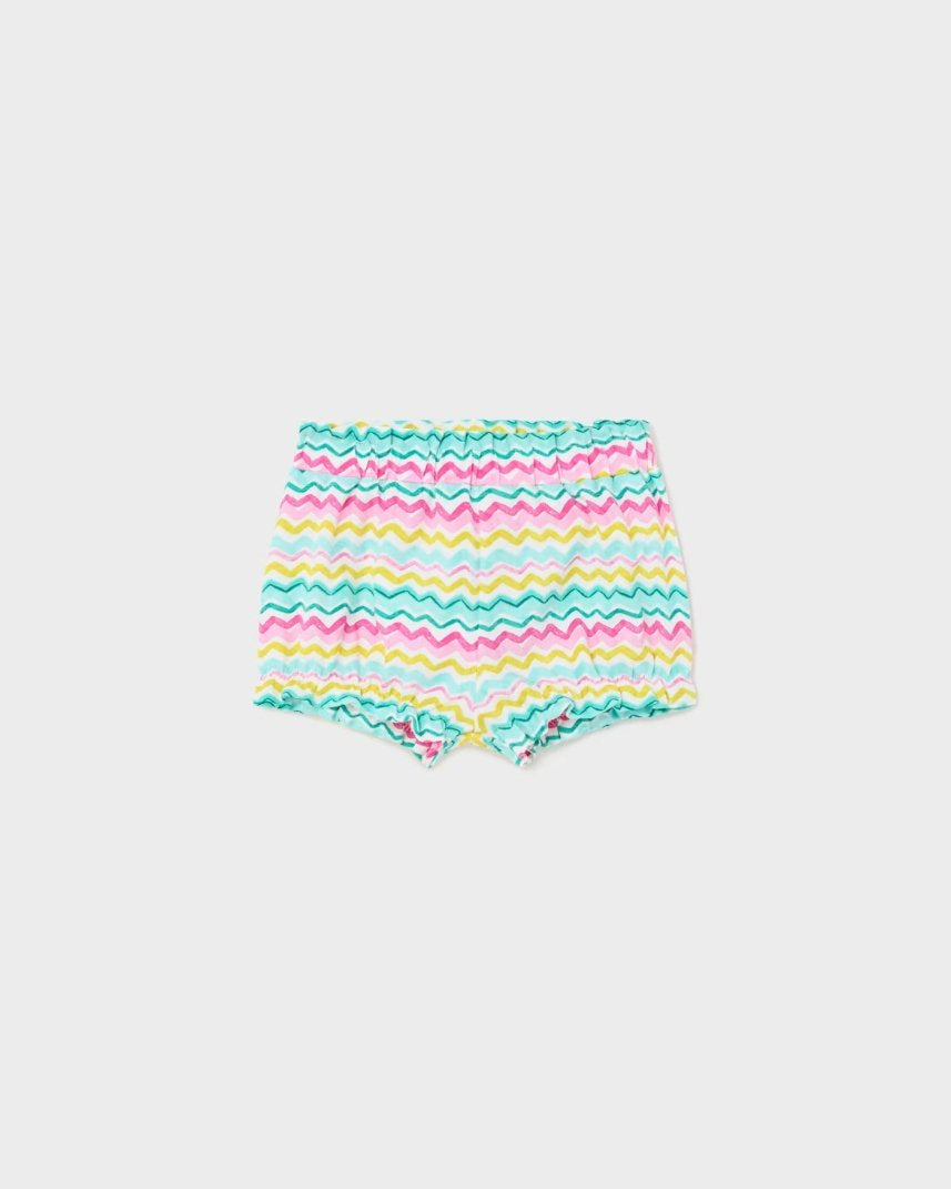 Shorts stampato fresco cotone neonata Mayoral fantasia Multicolor Mayoral Multicolor