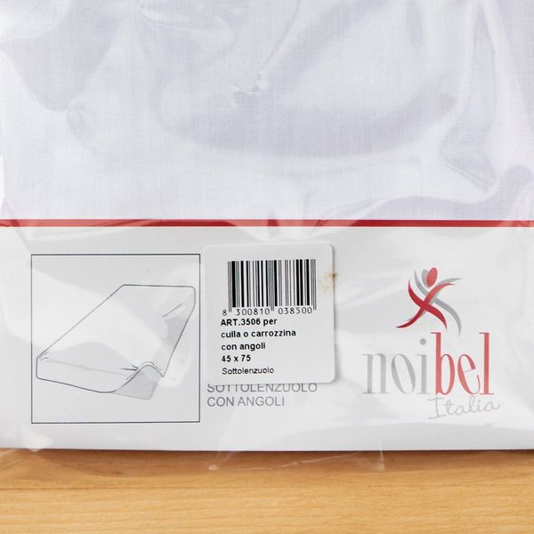 Sottolenzuolo con angoli per culla e carrozzina Noibel Italia - ErreGiModaBimbo