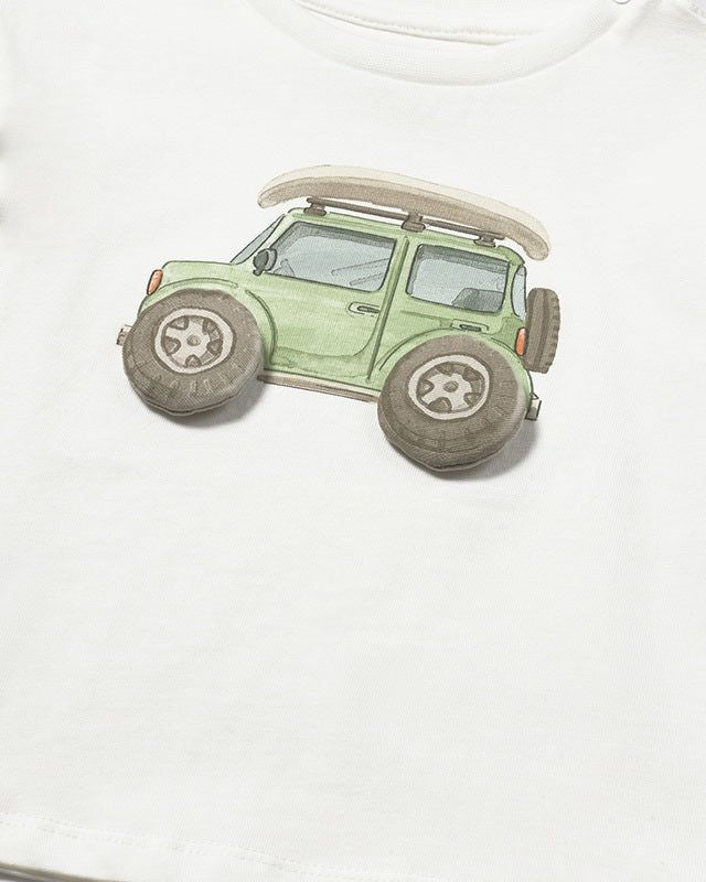 T-shirt neonato Mayoral con applicazione macchina Mayoral 6 Mesi 68cm