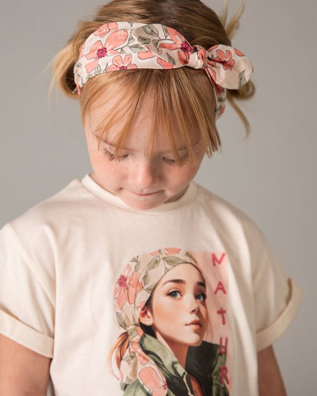 T-shirt bambina Mayoral con Stampa 'Nature' e Fascia Mayoral 2 Anni 92cm