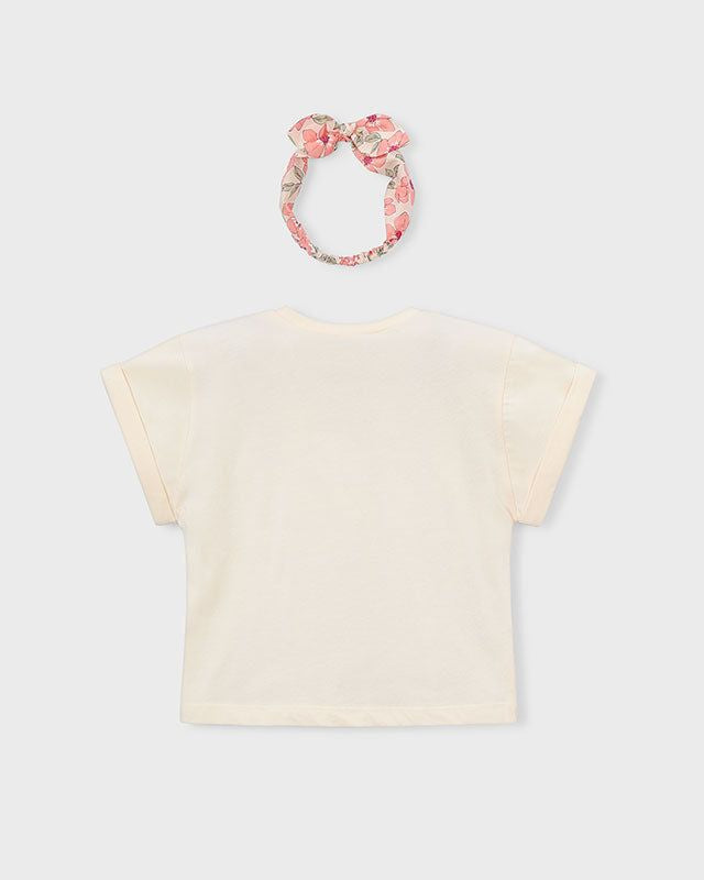 T-shirt bambina Mayoral con Stampa 'Nature' e Fascia Mayoral 2 Anni 92cm