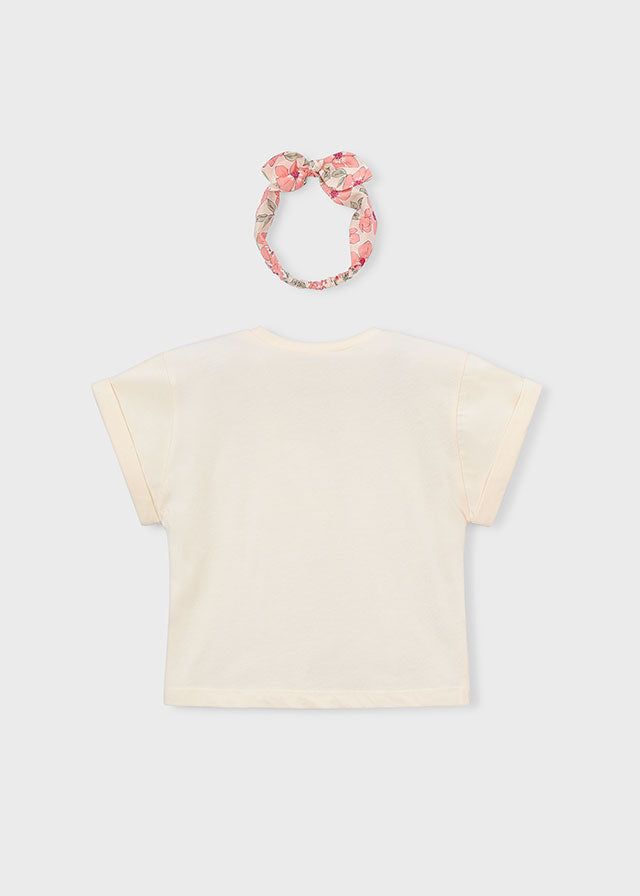 T-shirt bambina Mayoral con Stampa 'Nature' e Fascia Mayoral 2 Anni 92cm