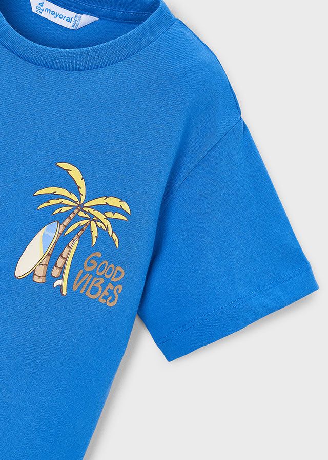 T-shirt bambino Surfisti Mayoral in bianco o blu Mayoral 2 Anni 92cm