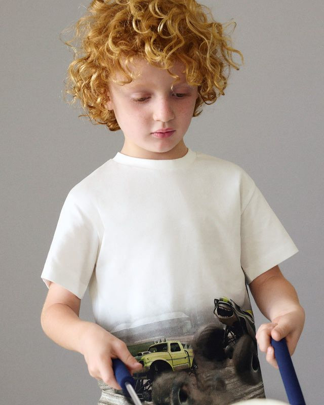 T-shirt bambino Mayoral con stampa gara di Monstertrack Mayoral 2 Anni 92cm