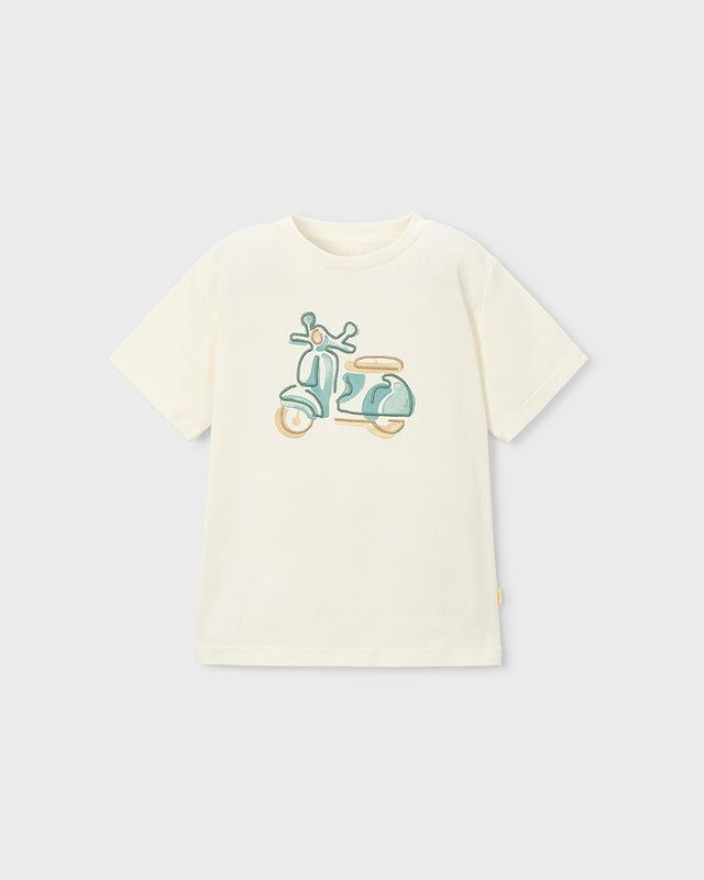 T-shirt bambino Mayoral con moto vespa ricamata Mayoral 2 Anni 92cm