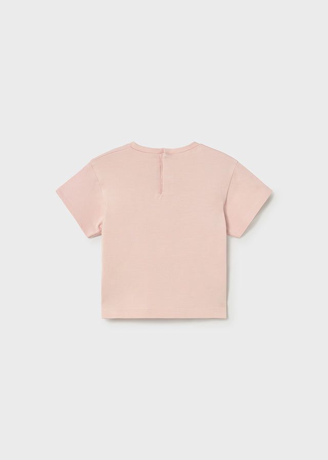 T-shirt neonata Rosa ciliegia Mayoral Mayoral