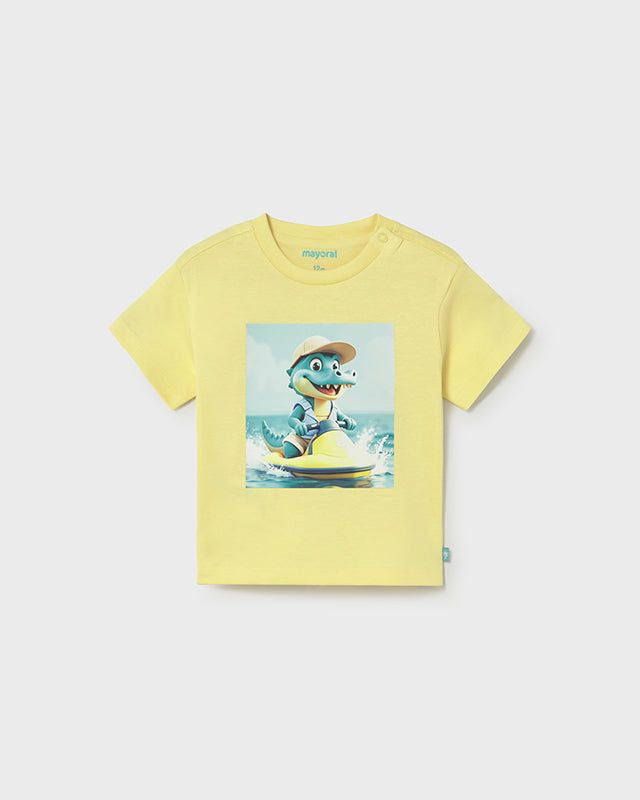 T-shirt neonato coccodrillo moto d'acqua Mayoral Mayoral 6 Mesi 68cm