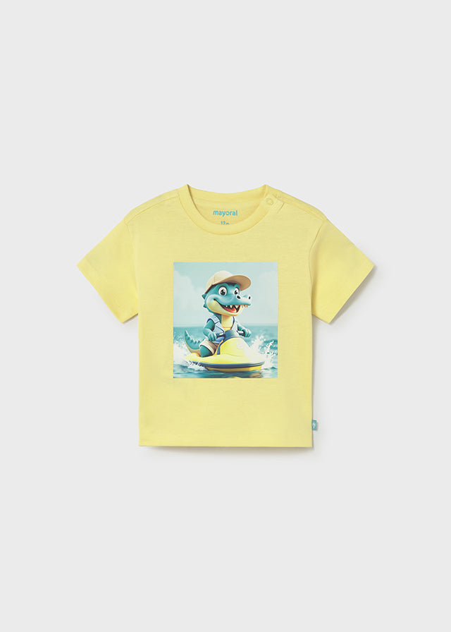 T-shirt neonato coccodrillo moto d'acqua Mayoral Mayoral 6 Mesi 68cm
