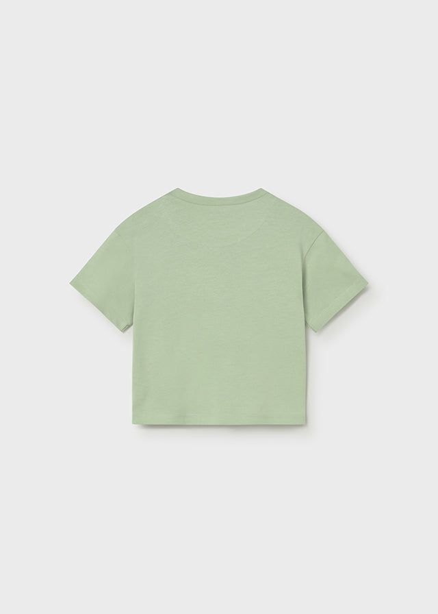 T-shirt neonato con taschino macchina Mayoral verde Mayoral 6 Mesi 68cm