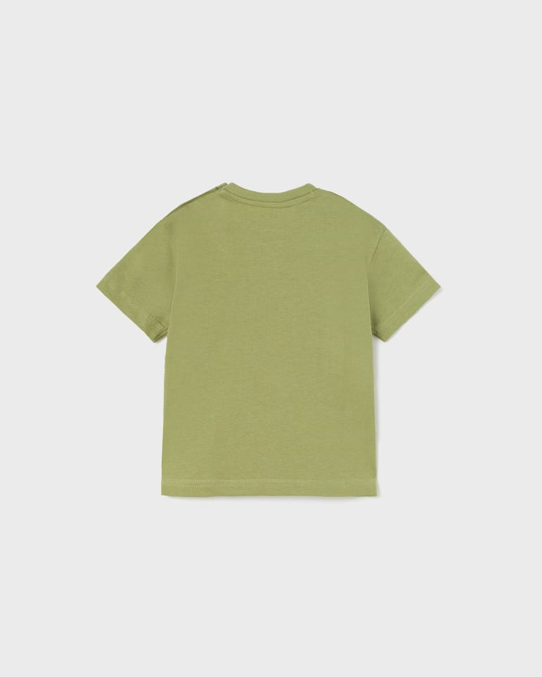 T-shirt interattiva neonato Mayoral verde "Grrrr" - ErreGiModaBimbo