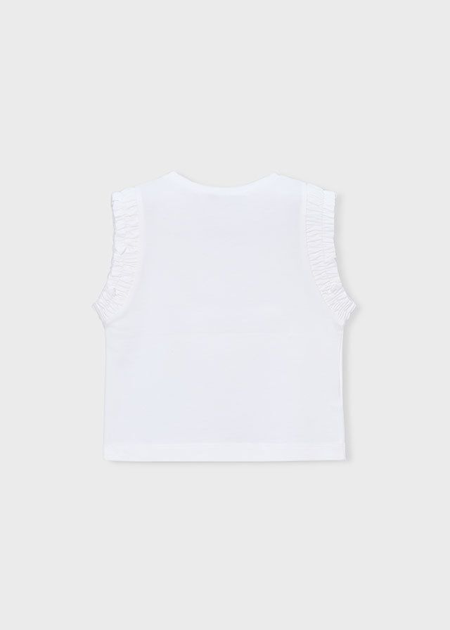 T-shirt bambina con grafica fiori 3D di Mayoral Mayoral 2 Anni 92cm