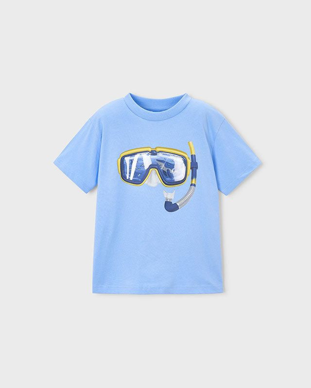 T-shirt bambino applicazione maschera sub - Mayoral Mayoral 2 Anni 92cm