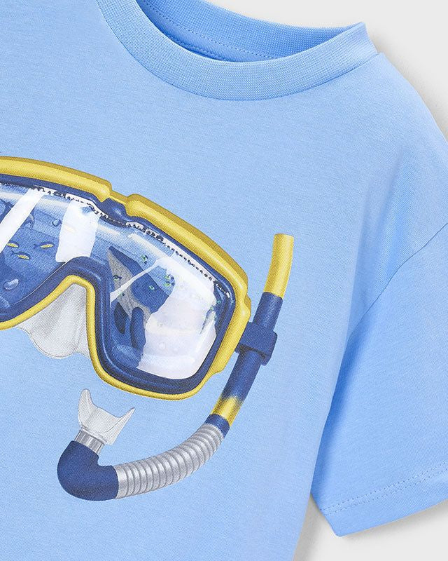 T-shirt bambino applicazione maschera sub - Mayoral Mayoral 2 Anni 92cm