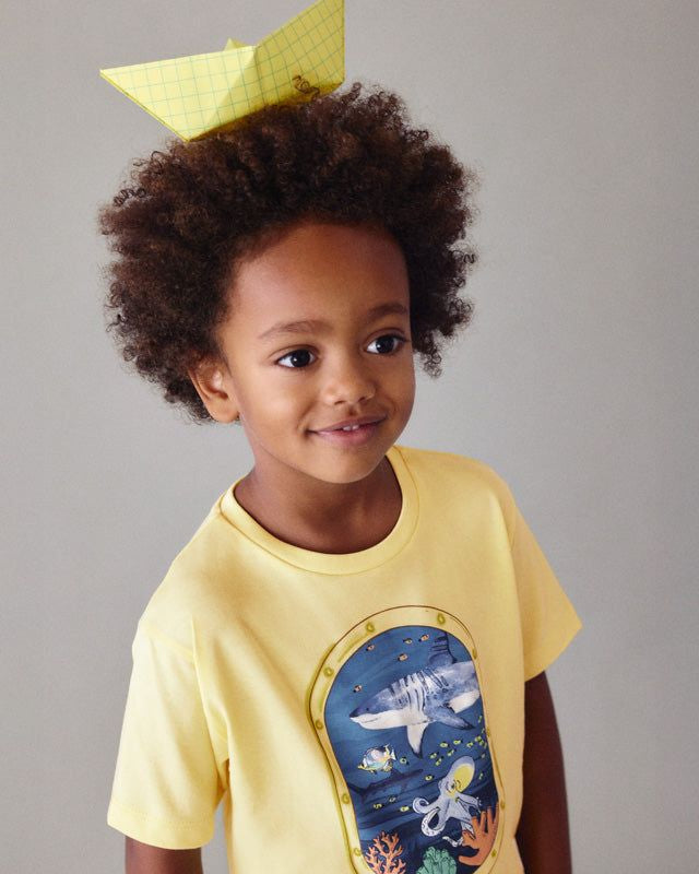 T-shirt bambino giallo limone di Mayoral Mayoral 2 Anni 92cm