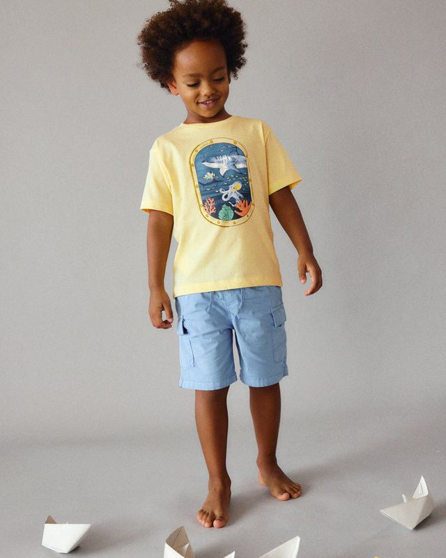 T-shirt bambino giallo limone di Mayoral Mayoral 2 Anni 92cm