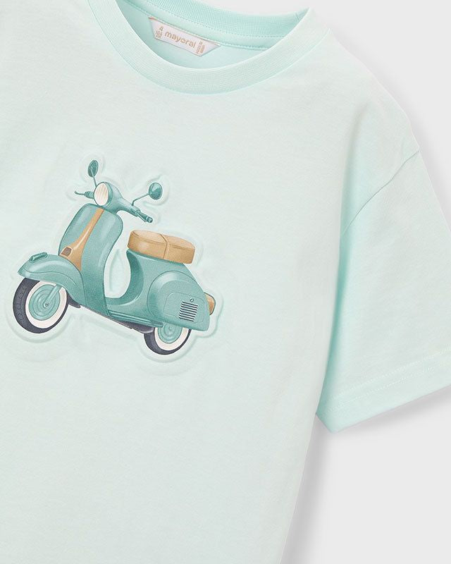 T-shirt bambino con stampa vespa embossed Mayoral Mayoral 2 Anni 92cm