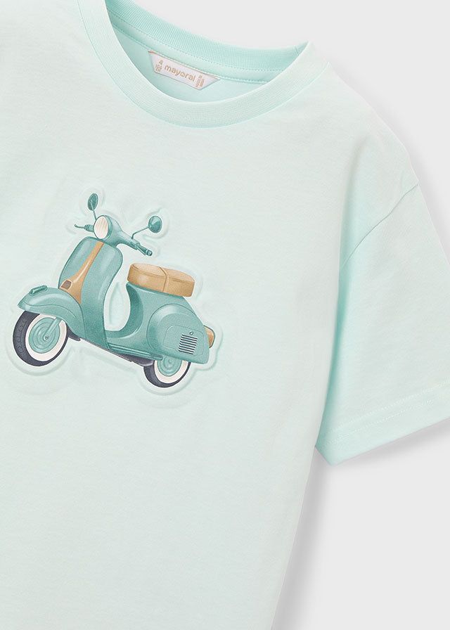 T-shirt bambino con stampa vespa embossed Mayoral Mayoral 2 Anni 92cm