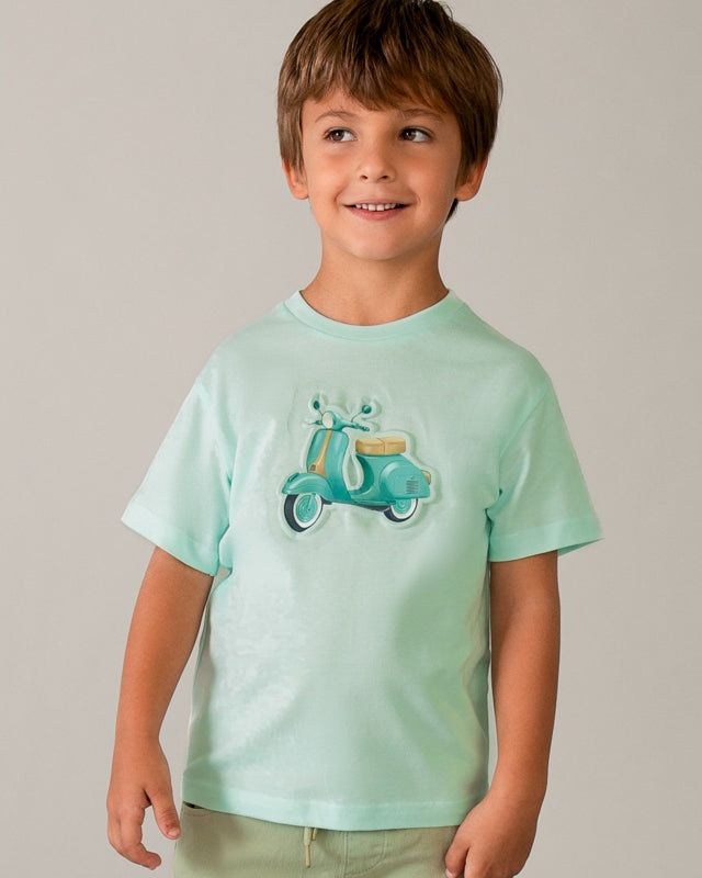 T-shirt bambino con stampa vespa embossed Mayoral Mayoral 2 Anni 92cm